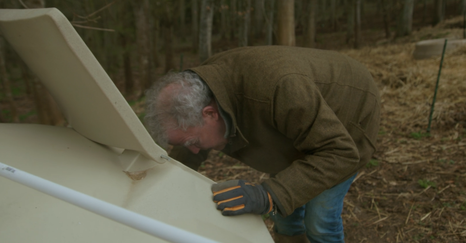 Jeremy Clarkson said goodbye to pig Baroness. (Prime Video screengrab)