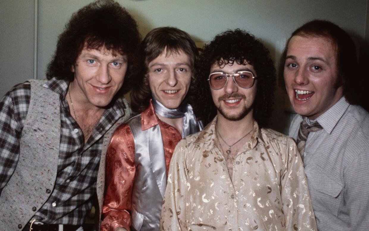 The 1979 Black Lace line-up: from left, Steve Scholey, Alan Barton, Colin Gibb (then Colin Routh) and Terry Dobson