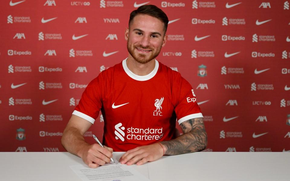 Alexis Mac Allister signing for Liverpool Football Club - Getty Images/Andrew Powell
