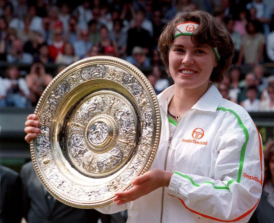 Martina Hingis won five Grand Slam titles in her teens, including Wimbledon at the age of 16 (PA Archive) (PA Archive)