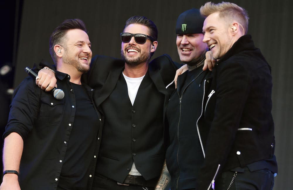 Boyzone are set to turn their purchase of a ‘humble’ football club into a TV series credit:Bang Showbiz