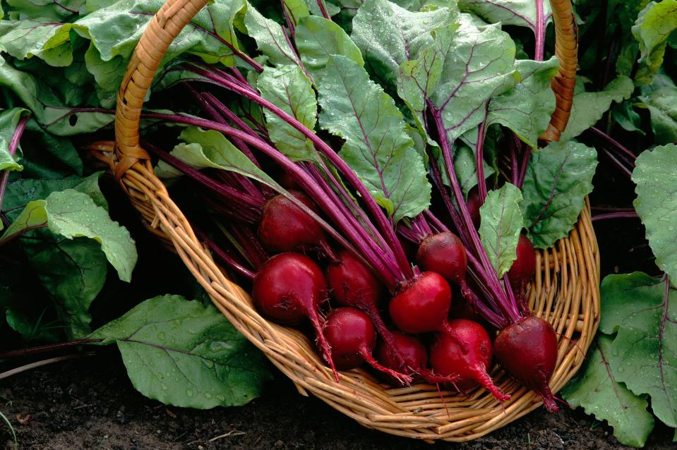 beets in a basket