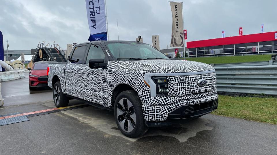 First Ride F-150 Lightning prototype