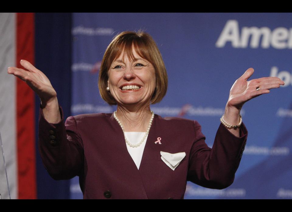 "People ask me, 'What are you going to do to develop jobs in your state?' Well, that's not my job as a U.S. senator." &mdash;Sharron Angle, May 14, 2010 (<a href="http://politicalhumor.about.com/od/republicanquotes/a/Sharron-Angle-Quotes.htm" target="_hplink">  Source</a>)