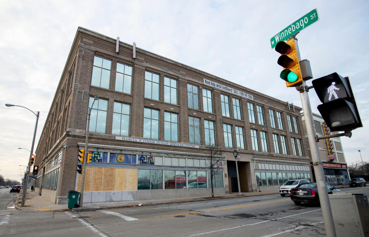 The Marcia P. Coggs Human Services Center building is home to a variety of social service programs, hosts Milwaukee County and State of Wisconsin agencies and about 400 government workers on Friday, December 03, 2021 in Milwaukee, Wis.