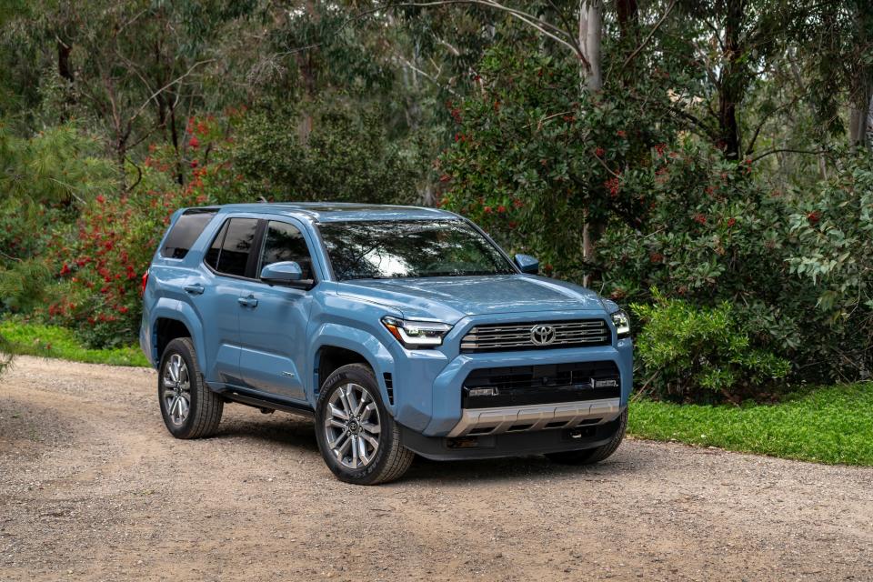 A 2025 Toyota 4Runner in Heritage Blue