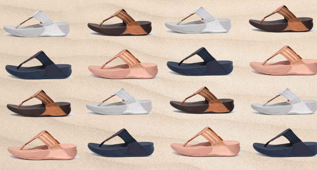 The Fitflop Walkstar Webbing Toe-Post Sandals are a must for warm weather.