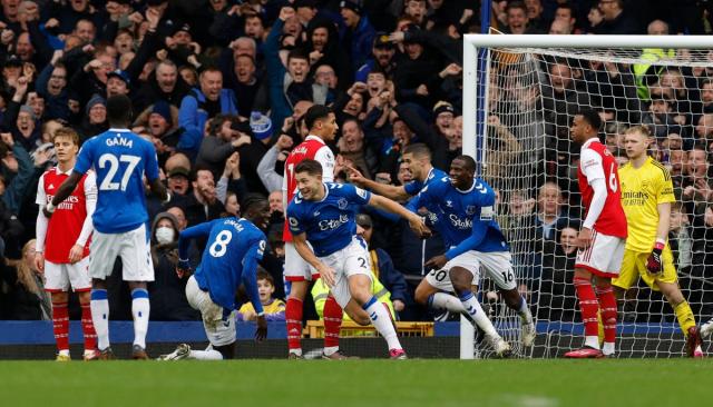 Arsenal contra everton fc