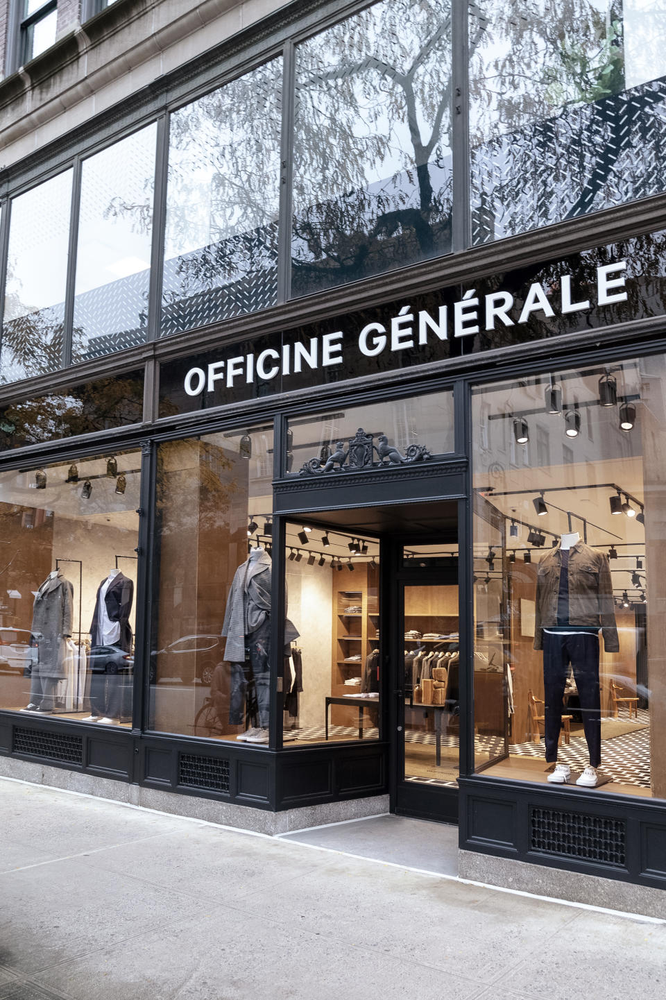 Officine Generale's Madison Avenue store.