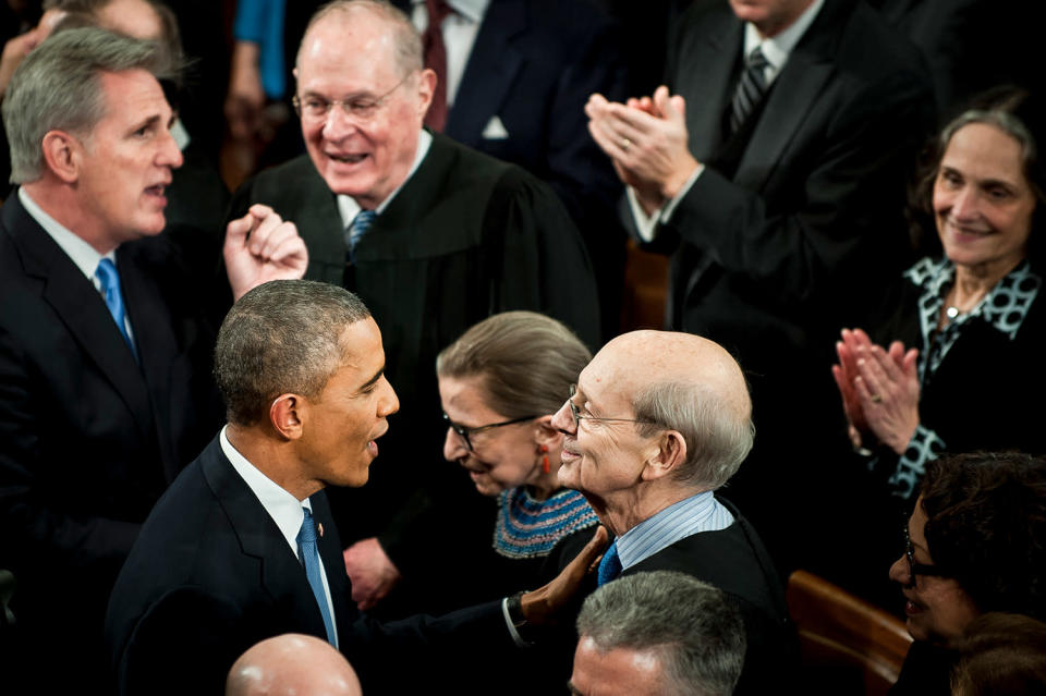 <p>Breyer made a point to attend most every presidential State of the Union address during his tenure. </p> <p>"I think it is very, very, very, important, very important for us to show up at that State of the Union — because people today, as you know, are more and more visual," he told Fox News, via Politico. "I'd like them to read, but they are visual. And what they see in front of them at that State of the Union is the federal government, every part, the president, the Congress, the Cabinet, military, and I would like them to see the judges too, because federal judges are also part of that government."</p>