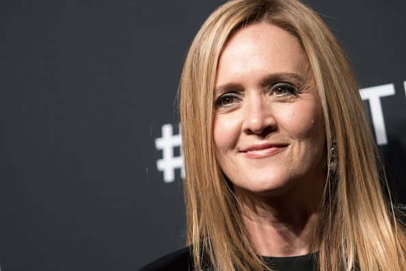 Samantha Bee suited up for the “Not The White House Correspondents’ Dinner,” because she’s our comedy queen