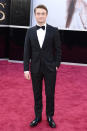 Daniel Radcliffe arrives at the Oscars in Hollywood, California, on February 24, 2013.