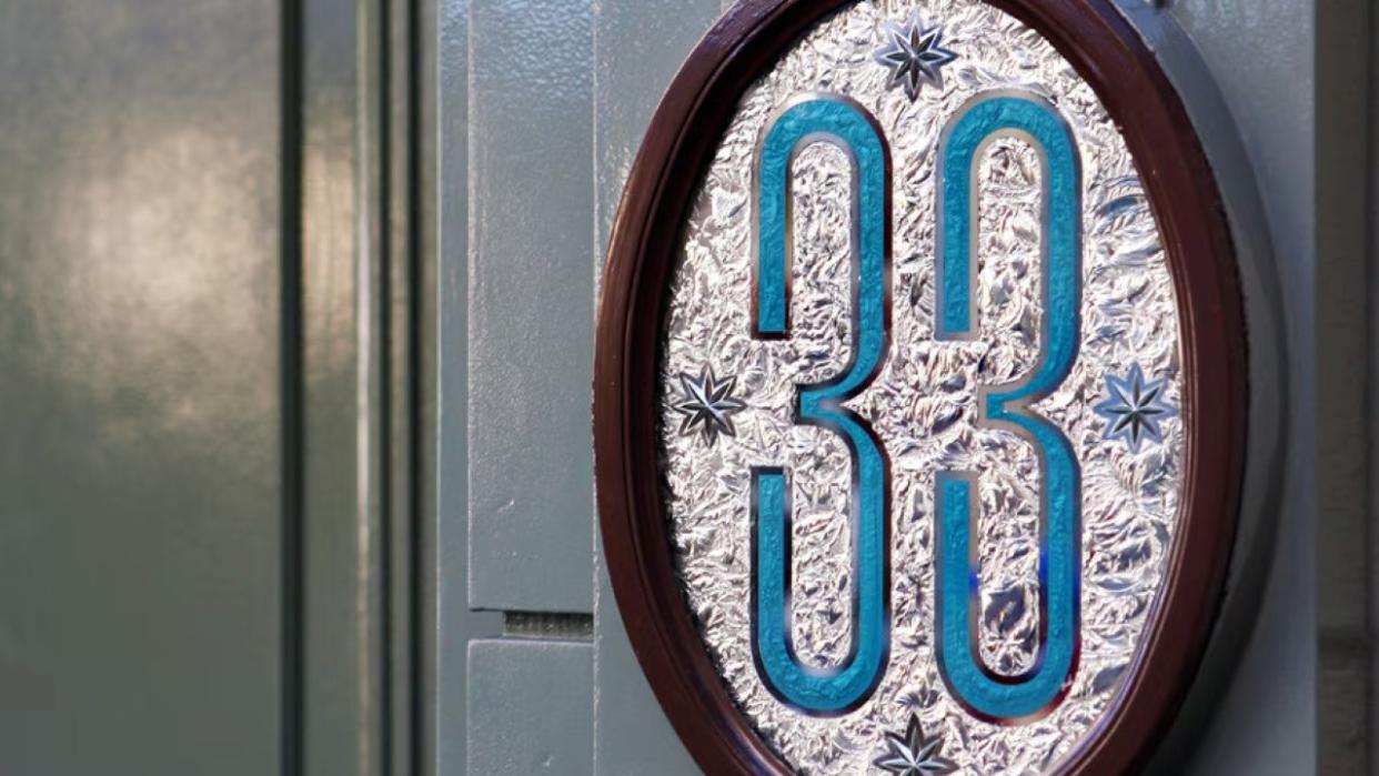  Club 33 outdoor sign. 