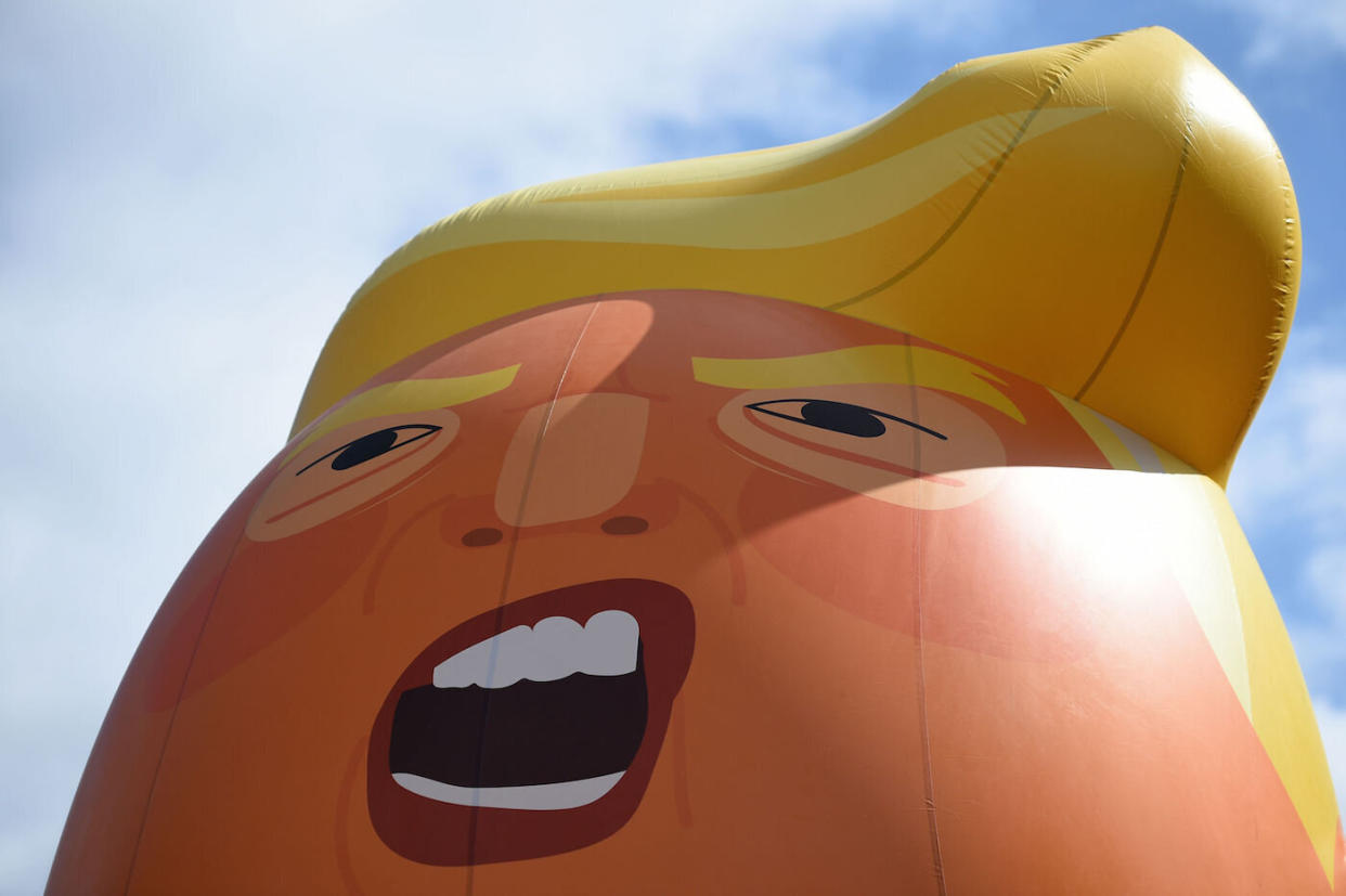 The Trump Baby Blimp could end up in a museum (Picture: PA) 