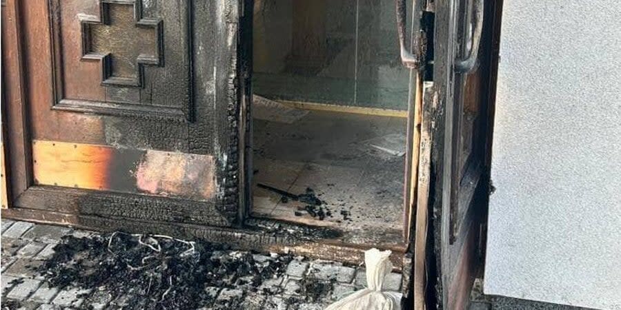 Unknown persons set fire to the Church of the Nativity of the Blessed Virgin Mary of the Ukrainian Greek Catholic Church (UGCC) in Sykhiv district of Lviv