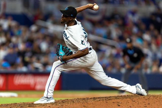 Being 'super versatile,' excelling in big spots have been key for rising  Marlins reliever