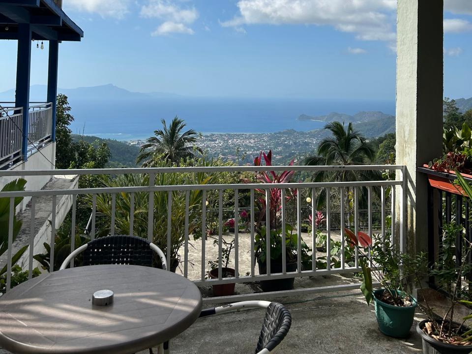 A café overlooking Dili in Timor-Leste