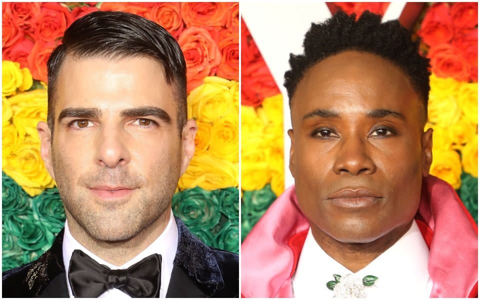 Actors Zachary Quinto (left) and Billy Porter will provide voices for "The Proud Family: Louder and Prouder." (Photo: Getty Images)