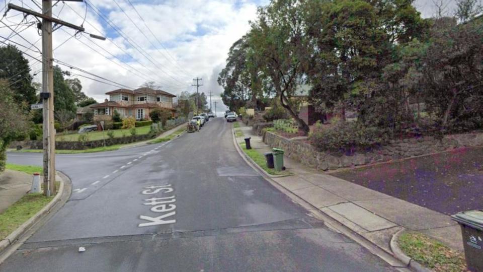 The tragic incident occurred on Kett Street in Lower Plenty, Melbourne. Image: Google Maps