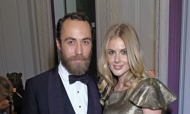 James Middleton and Donna Air dressed formally