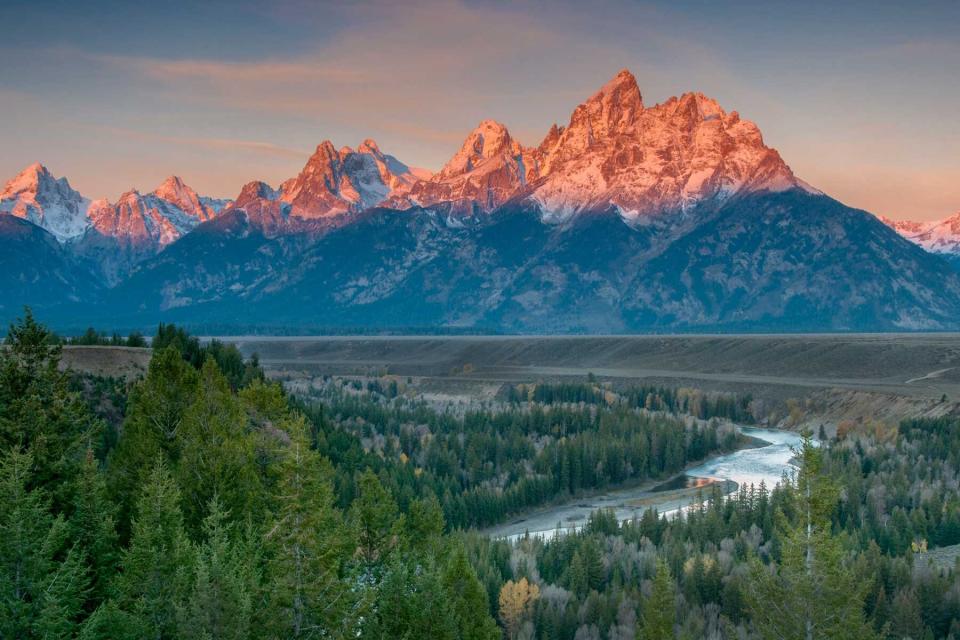 Snake River Overlook in morning light