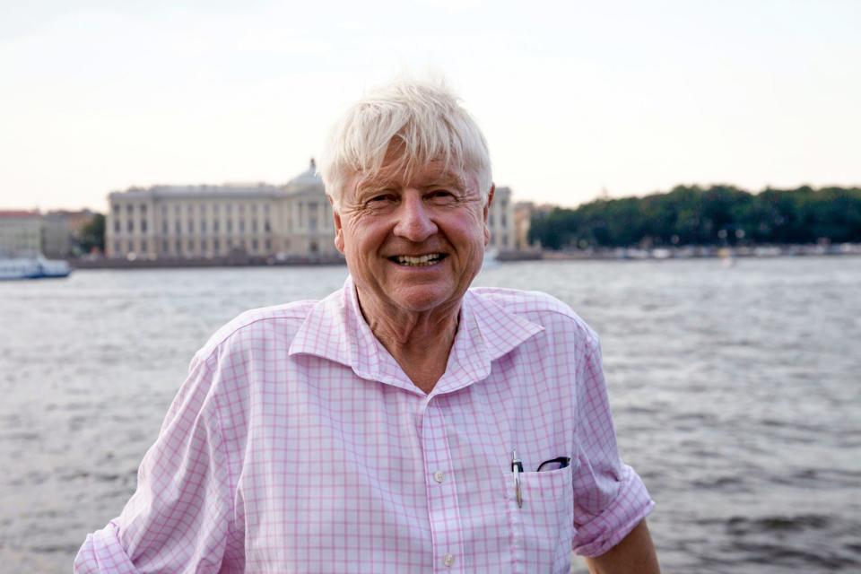 On tour: Stanley Johnson (BBC/Twofour/Amy Browning)