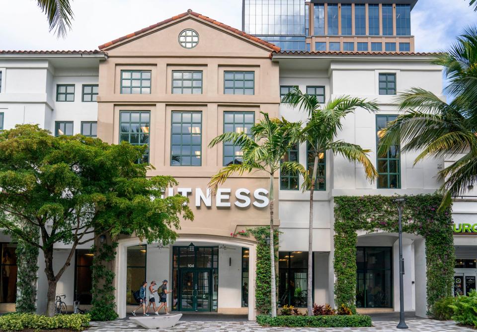 The LA Fitness gym on Rosemary Avenue at CityPlace on May 28, 2024 in West Palm Beach, Florida.