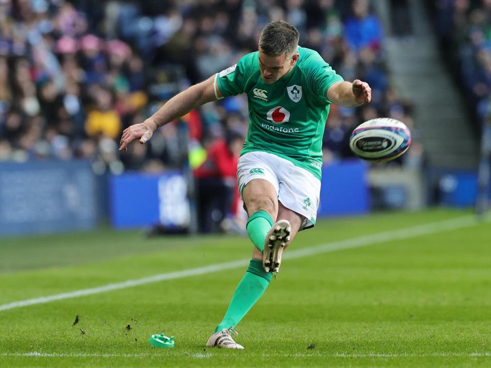 Sexton has matched Ronan O’Gara’s Six Nations points tally (Getty Images)
