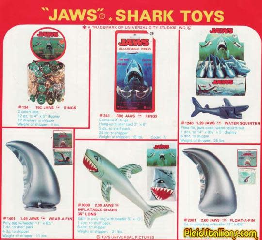 Vintage 1975 Ideal The Game Of JAWS Shark Universal No