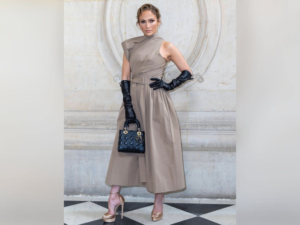 Jennifer Lopez bei der Christian-Dior-Show in Paris. (Bild: imago/Bestimage)