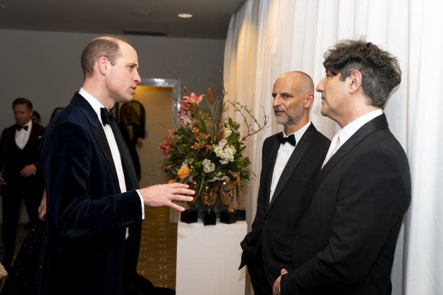 William with Jonathan Glazer and James Wilson