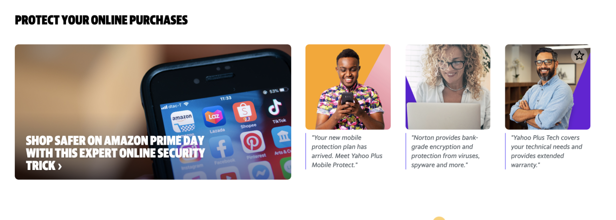 Protect your Prime Day purchases with innovative subscription services from Yahoo.