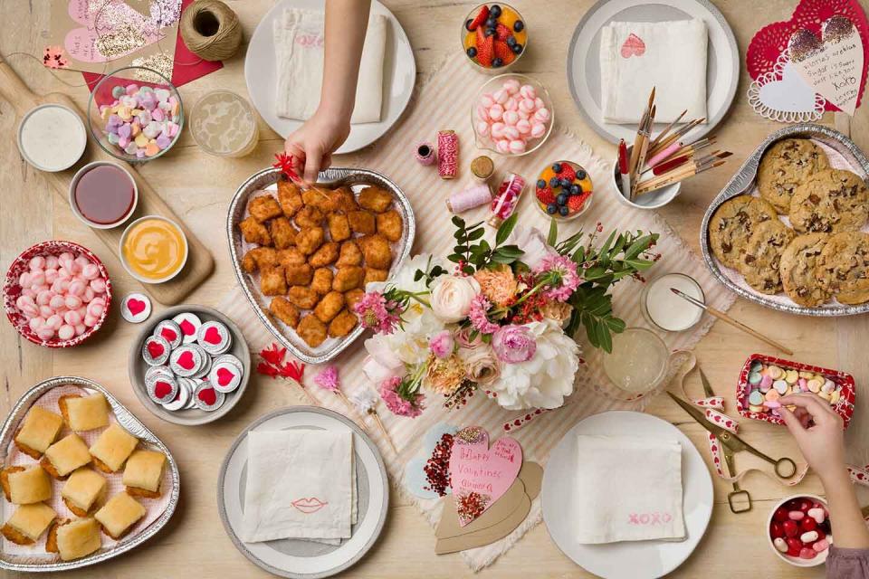 Chick fil A Valentine's Day Trays