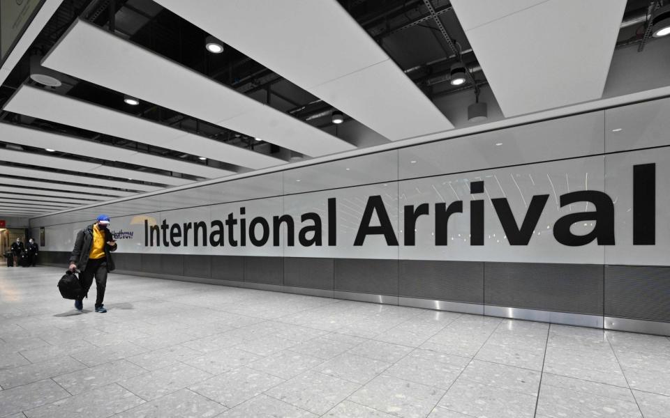 Terminal 5, London Heathrow Airport - JUSTIN TALLIS/AFP