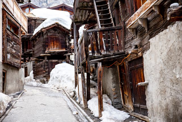 <p>Christopher Larson/Travel + Leisure</p> Village of Zermatt, Switzerland.