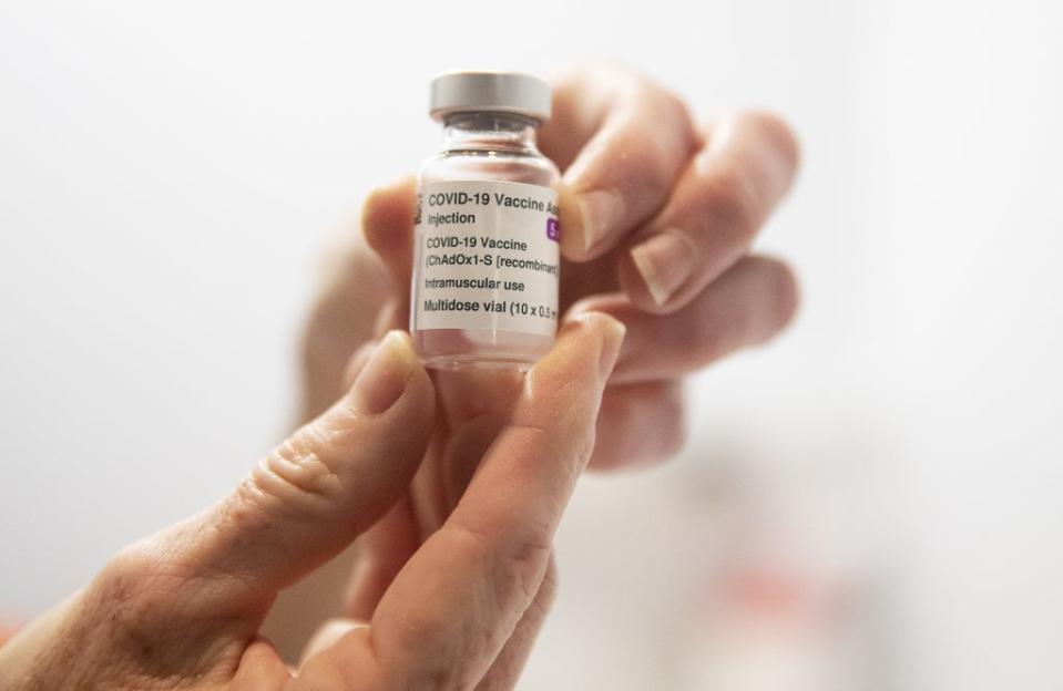 A vial of the AstraZeneca Covid-19 vaccination (PA) (PA Wire)