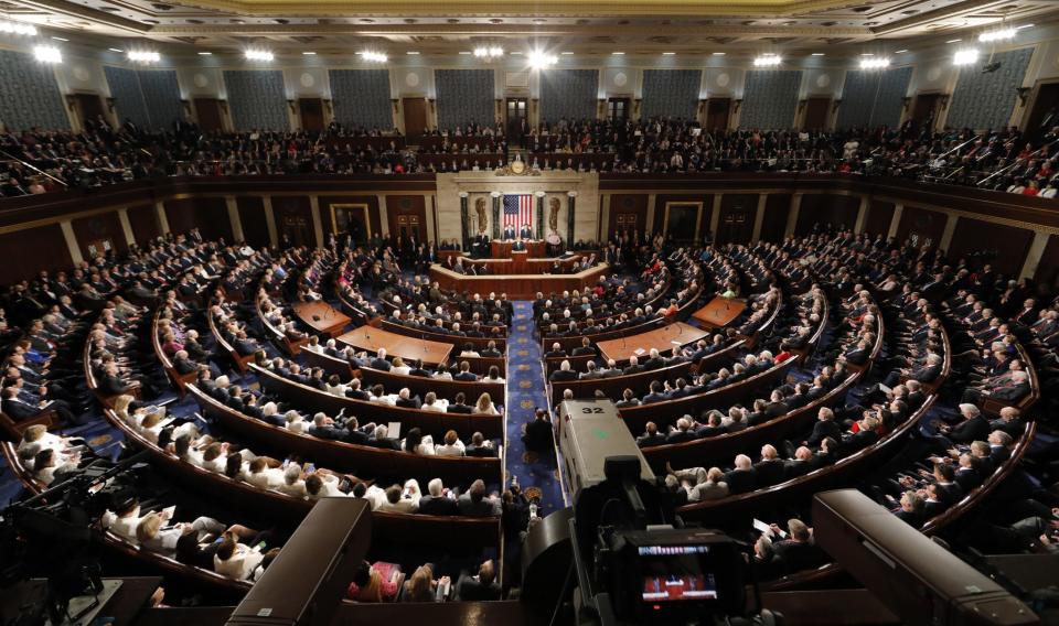 President Donald Trump addresses Joint Session of Congress – Washington, (Jim Bourg/Reuters)