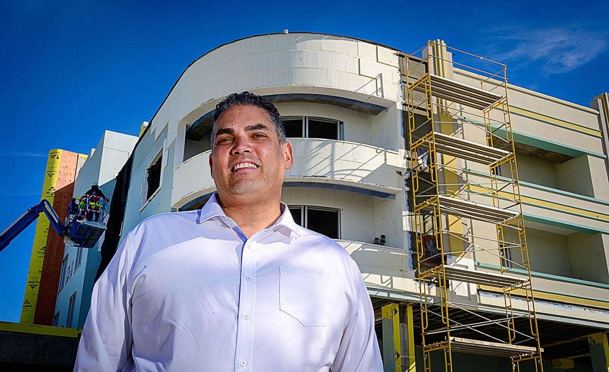 Chef Michael Lugo, owner of Michael's in St. Augustine, is working to open a second restaurant in the Hyatt Place under construction in Vilano Beach. Lugo hopes to open Pesca later this year.