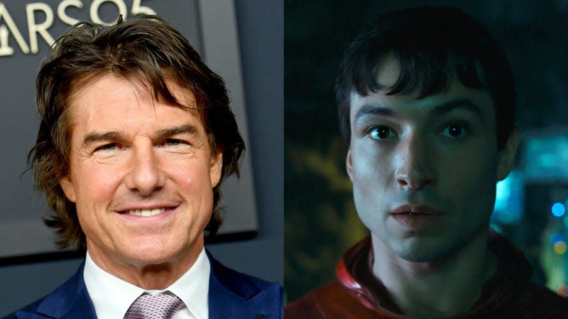 Tom Cruise, Ezra Miller in The Flash