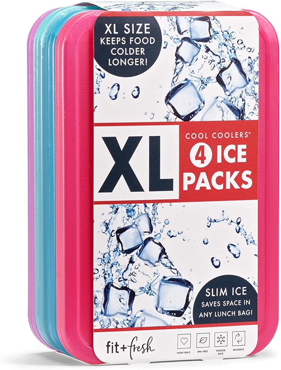 Large but slim cooler ice pack