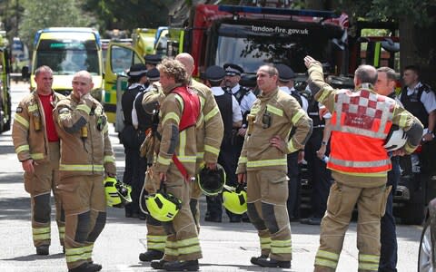 Fire fighters - Credit: Jonathan Brady/PA