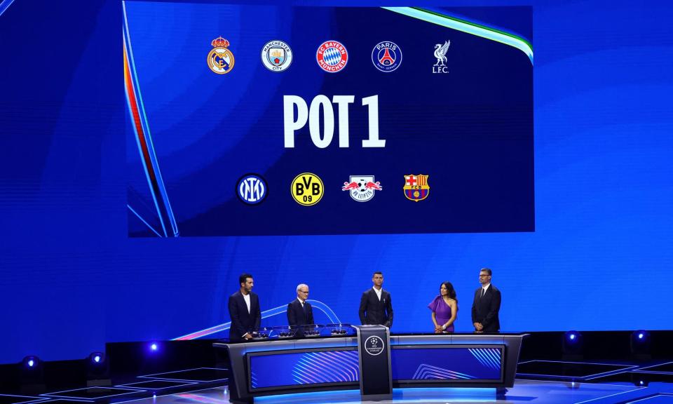 <span>Uefa has insisted the new Champions League format is simple and what people wanted.</span><span>Photograph: Manon Cruz/Reuters</span>