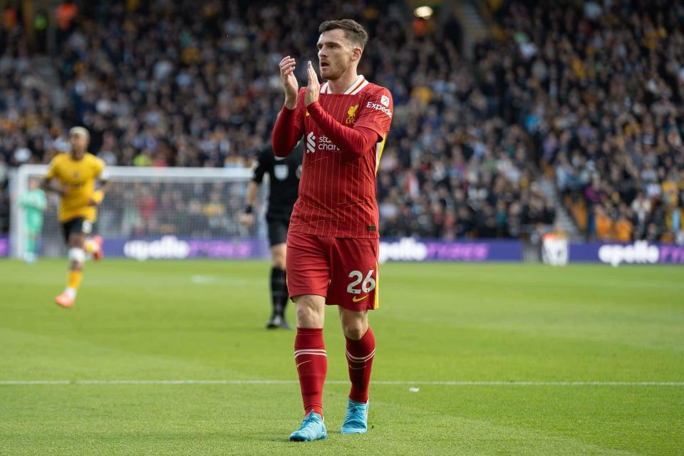 “Give it a Rest” – Andy Robertson Makes Hilarious Joke at This Liverpool Star After Wolves Victory