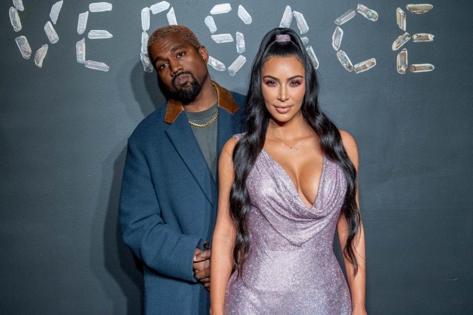 Kanye West and Kim Kardashian (Getty Images)