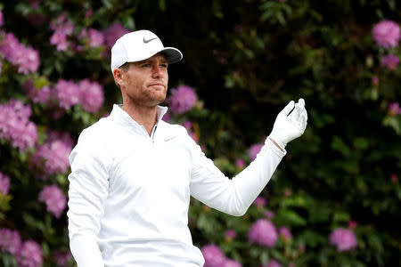 Golf - European Tour - BMW PGA Championship - Wentworth Club, Virginia Water, Britain - May 25, 2018 Denmark's Lucas Bjerregaard during the second round Action Images via Reuters/Peter Cziborra