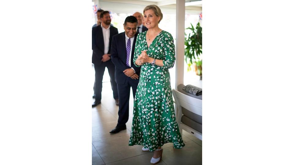  The Countess Of Wessex wears espadrilles in Lebanon