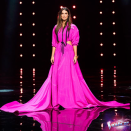 <p>The 33-year-old made a bold statement wearing a stunning floor-length hot pink gown. Source: Nine </p>