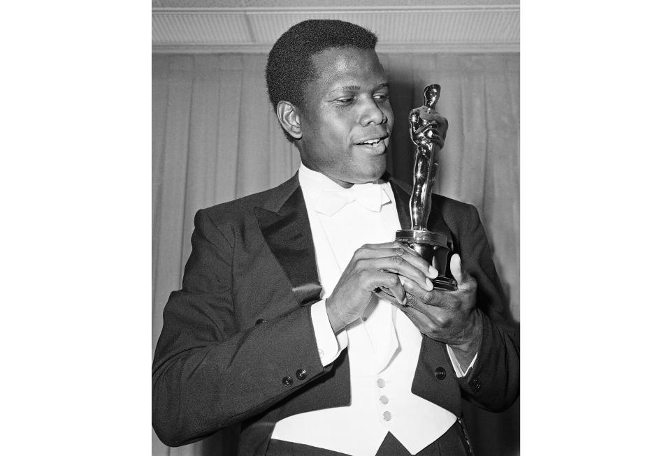 Sidney Poitier won an Oscar for best actor in 1964 for his performance in "Lillies of the Field."