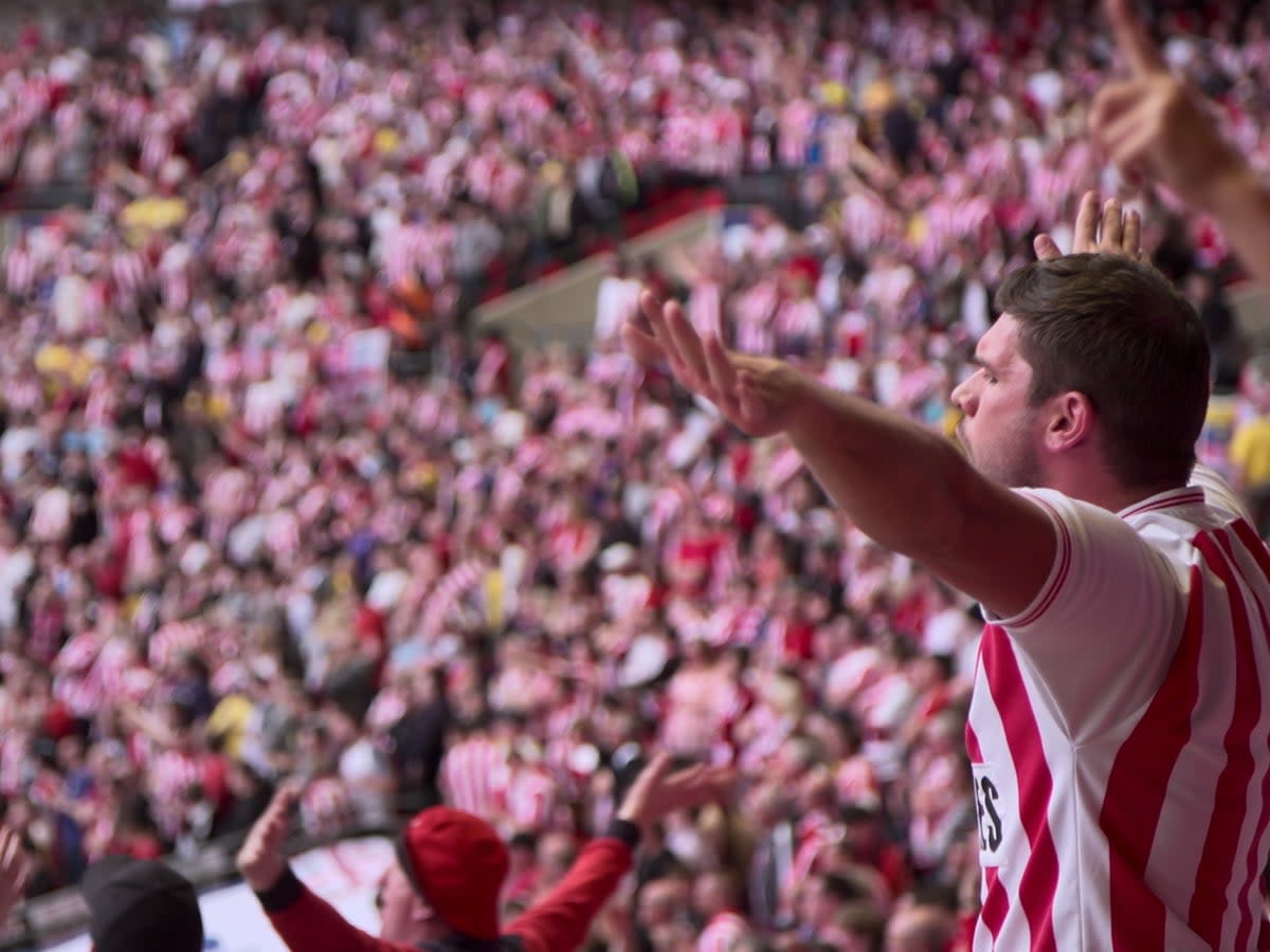 Sunderland return to Wembley in the third and final season of the Netflix show (Courtesy of Netflix)