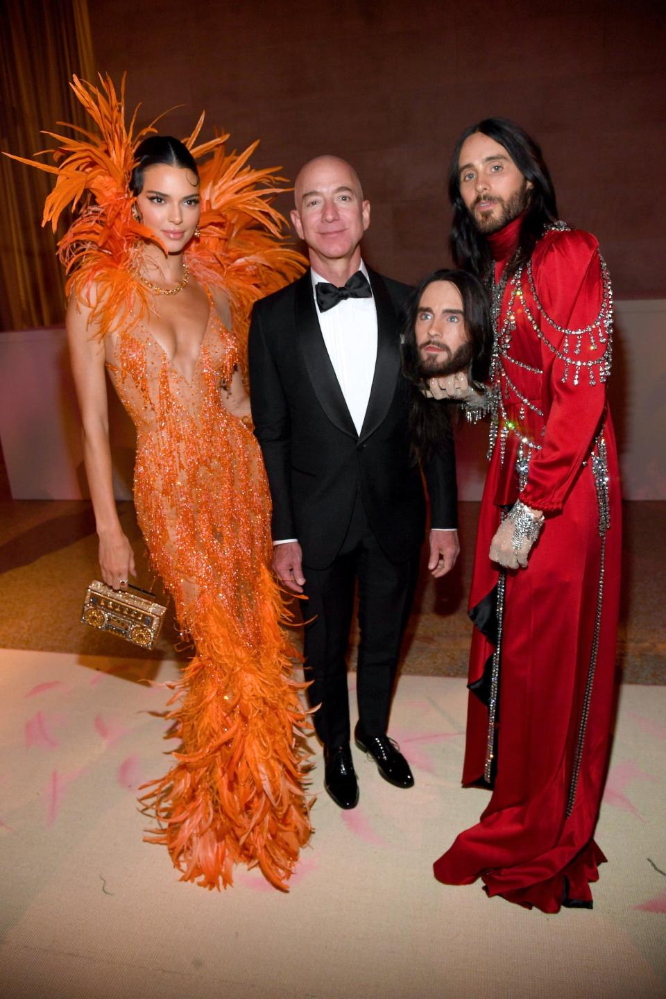 Kendall Jenner, Jeff Bezos, and Jared Leto attend the 2019 Met Gala.